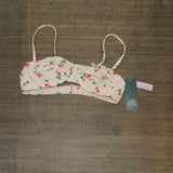 Wild Fable Womens Shirred Underwire Bikini Top PID-10106P Cherry Print Pink XS
