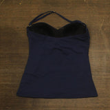 Bleu by Rod Beattie Bandeau Tankini with Removable Shoulder Strap Navy Blue 8