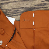 Calvin Klein Womens Whitney Wide-Leg Work Wear Dress Pants Tera Orange Brown 8