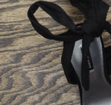 Nine West Womens Kelsie2 Heeled Sandal WNKELSIE2 Black Suede 9M