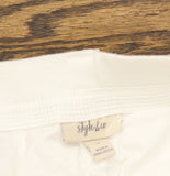 Style & Co. Womens Cargo Capri Pants 100129367MS Bright White 12