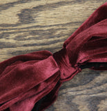 Inc International Concepts Womens Velvet Bow Earmuffs Gift Box Fuzzy Red / Black