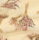 Ny Collection Womens Chiffon Maxi Skirt MCCK0239D Yellow / White L