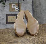 Naturalizer Womens Areda Wedge Sandals G1779S8 Fawn Beige Metallic Brown 10M