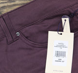 NYDJ Marilyn Tall Straight Leg Jeans A695158 Fig Purple 22W Tall
