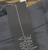 Marla Wynne Premium Knit Ponte Trouser Pants 608904 Charcoal Gray 4