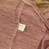 Ny Collection Womens Petite Space Dyed Studded Top PHAU0101 Mauve Pink PM