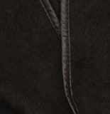Inc International Concepts Cozy Belted Ruana Topper with Piped Trim Dark Brown