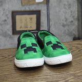 Minecraft Boys Creeper Slip-On Shoes 167594ccfccc65 Green 1