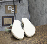 Giani Bernini Womens Constancia Ankle Strap Wedge Sandals Tender Green 6.5M