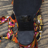 INC International Concepts Laeelia Strappy Square Toe Block Heels Shoes 5.5M