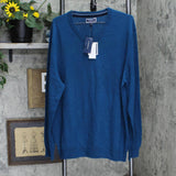 Club Room Men's Solid V-Neck Merino Wool Blend Sweater