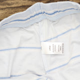 Roudelain Womens Printed T-Shirt & Shorts Loungewear Set Corleone Stripe Blue L