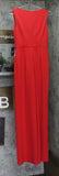 Adrianna Papell Surplice Sleeveless Knit Crepe Ruffle Jumpsuit Super Red 2