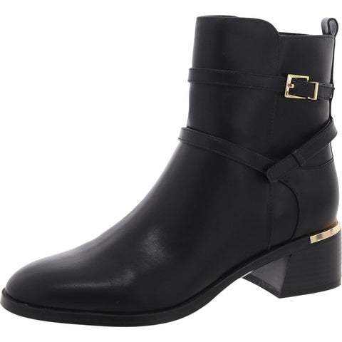 Calvin Klein Womens Jasen Buckle Boots KCJASEN Black 6M