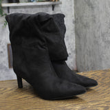 A New Day Womens Faux Suede Justice Boots 94568849 Black 6.5M