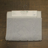 Lacoste Home Rectangle Anti-Microbial Bath Rug Micro Chip Gray 20" x 32"