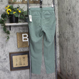 A New Day Womens High-Rise Skinny Ankle Pull-On Pants Trousers Olive Green 2