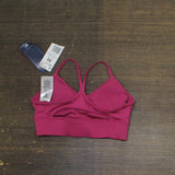 Reebok Womens Standard Tri-Back Sports Bra HI6919 Proud Pink / White XS