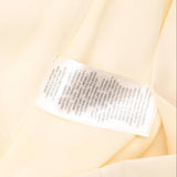 Lauren Ralph Lauren Cape Georgette Cocktail Dress Mascarpone Cream Off White 10