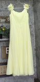 Aqua Womens Applique Floral Off-the-Shoulder Midi Dress IDO14647 Butter yellow M