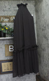 Aqua Womens Woven Lined Halter Maxi Dress IDO14210 Brown XS