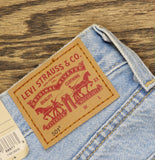Levi's 501 Button Fly High Rise Straight Jeans 94417273 County Fair Blue 31 x 30