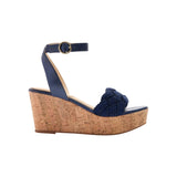 Jack Rogers Dumont Woven Rope Wedge Sandal 112241WG09 Midnight Blue 11M