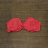 H&M Womens Padded Bandeau Swimsuit Bikini Top 166f8f27d3ef7f Dark Pink 36B