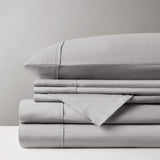 Madison Park 800 Thread Cotton Blend Sateen 6-Pc. Sheet Set Gray California King