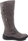 Baretraps Adele Water Resistant Tall Shaft Women's Boot BT25221 Gunmetal Gray 6M