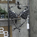 Bleu Rod Beattie Double Trouble Tall Triangle Swim Bikini Top Black / White 14