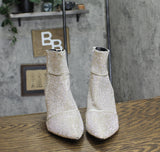 A New Day Womens Cailin Ankle Boots 90511490 Silver Gray 6M