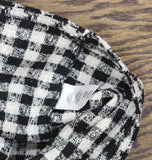 City Studios Juniors Embellished-Collar Shift Dress Black / Ivory 9/10