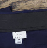 A New Day Womens High-Rise Skinny Ankle Pull-on Pants 93011556 Navy Blue 14