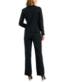 Le Suit Women's Two-Button Pinstriped Jacket Pantsuit Set Suit 50041020