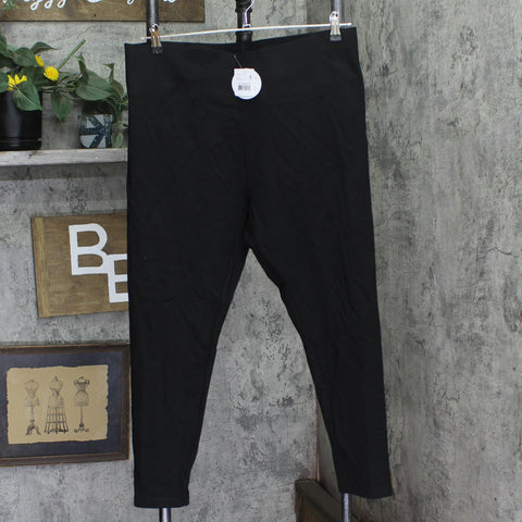 Mama Prima by Motherhood Maternity Ponte Maternity Postpartum Leggings Black L