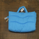 Coachtopia Womens Quilted Loop Tote Bag CQ057 Surf Blue