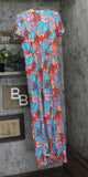 INC International Concepts x Jeannie Mai with Zip Fly Tropical Print Red Multi M