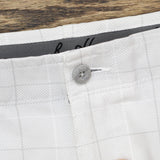Ben Hogan Mens Golf Plaid Stretch Shorts 166a0e09cc81a9 Gray Plaid 36