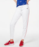 Tommy Hilfiger Sport Side-Stripe Ribbed-Cuff Sweatpants TP97009P White / Red L
