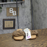 A New Day Womens Iliana Slide Sandals 87466821 Gold Yellow 6.5M