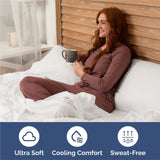 CGK Linens Comfy Breathable 4-Piece Sheet Set Antique White King