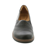 Clarks Artisan Womens Certina Edge Slip On Leather Loafers Black 9N