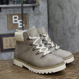 Cliffs By White Mountain Hiking Booties with Lug Sole Ice Gray / Fabric 10M