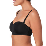 Maidenform Womens Strapless Multiway Wireless Bra DM7685 Black L