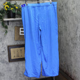Joylab Womens Low-Rise Satin Tear Away Track Pants 94628908 Vibrant Blue XXL