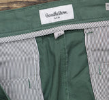 Goodfellow & Co Every Wear 9" Slim Fit Flat Front Chino Shorts Teal Green 42