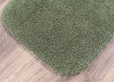 Garland Rug Shaggy Nylon Bath Mat Rug 5-Piece Set Deep Fern Green Standard