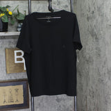 Preswick & Moore Knit Short Sleeve Tee Top Black 1X